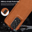 Vaku ® Samsung Galaxy A33 5G Luxe Premium Leather Stitched Non-Slip Grip Protective Back Cover