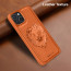 Vaku ® Apple iPhone 15 Plus Lion Embossed Luxury Designer Leather Protective Back Cover