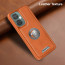 Vaku ® OnePlus Nord CE 3 Lite Regal Shield Metal Lion Engraved Leather Protective Back Cover