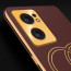Vaku ® OnePlus Nord CE 2 5G Skylar Leather Pattern Gold Electroplated Soft TPU Back Cover