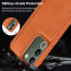 Vaku ® Vivo Y200 5G Luxe Premium Leather Stitched Non-Slip Grip Protective Back Cover