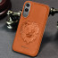 Vaku ® OnePlus Nord CE4 Lite 5G Lion Embossed Luxury Designer Leather Protective Back Cover