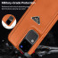 Vaku Luxos ® Vivo V30 Pro Nyxen Premium Leather Stitched Soft Shockproof Protective Back Cover