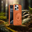Vaku ® Apple iPhone 15 Pro Max Lion Embossed Luxury Designer Leather Protective Back Cover