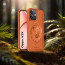 Vaku ® Oppo A3X 5G Lion Embossed Luxury Designer Leather Protective Back Cover Case