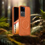 Vaku ® Vivo V30 5G Maxtron Leather Stitched Magnetic Magsafe Non-Slip Grip Shockproof Back Cover
