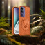 Vaku ® Vivo Y300 5G Lion Embossed Luxury Designer Leather Protective Back Cover