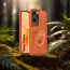 Vaku ® Vivo Y28s 5G Lion Embossed Luxury Designer Leather Protective Back Cover