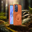 Vaku ® Vivo T3 5G Lion Embossed Luxury Designer Leather Protective Back Cover