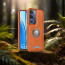 Vaku ® Vivo Y29 5G Regal Shield Metal Lion Engraved Leather Protective Back Cover