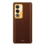 Vaku ® Oppo A3 Pro 5G Luxemberg Leather Pattern Gold Electroplated Soft TPU Back Cover
