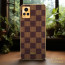 Vaku ® Vivo V20 Cheron Leather Electroplated Soft TPU Back Cover