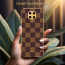 Vaku ® Xiaomi Redmi Note 9 Pro Max Cheron Series Leather Stitched Gold Electroplated Soft TPU Back Cover