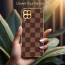 Vaku ® Samsung Galaxy A12 Cheron Series Leather Stitched Gold Electroplated Soft TPU Back Cover