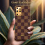 Vaku ® Samsung Galaxy S20 Plus Cheron Series Leather Stitched Gold Electroplated Soft TPU Back Cover