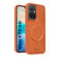 Vaku ® Vivo Y75 5G Maxtron Leather Stitched Magnetic Magsafe Non-Slip Grip Shockproof Back Cover