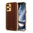 Vaku ® OnePlus Nord CE 2 Lite 5G Luxemberg Series Leather Stitched Gold Electroplated Soft TPU Back Cover