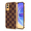 Vaku ® Vivo V21e 5G Cheron Leather Electroplated Soft TPU Back Cover