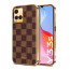 Vaku ® Vivo Y33s Cheron Leather Electroplated Soft TPU Back Cover