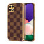 Vaku ® Samsung Galaxy A22 5G Cheron Leather Electroplated Soft TPU Back Cover