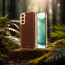 Vaku ® Samsung Galaxy S22 Plus Luxemberg Series Leather Stitched Gold Electroplated Soft TPU Back Cover