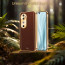 Vaku ® Vivo V40 5G Luxemberg Leather Pattern Gold Electroplated Soft TPU Back Cover