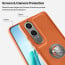 Vaku ® OnePlus Nord CE4 Lite 5G Regal Shield Metal Lion Engraved Leather Protective Back Cover