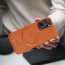 Vaku ® Vivo T2x 5G Maxtron Leather Stitched Magnetic Magsafe Non-Slip Grip Shockproof Back Cover