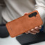 Vaku ® Samsung Galaxy A55 5G Luxe Premium Leather Stitched Non-Slip Grip Protective Back Cover
