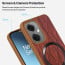 Vaku ® OnePlus Nord CE 3 5G Diamond Plume Pattern Magnetic Magsafe Matte Soft-Touch Texture Back Cover