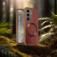 Vaku ® Samsung Galaxy S24 Diamond Plume Pattern Magnetic Magsafe Matte Soft-Touch Texture Back Cover