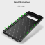 VAKU ® Samsung Galaxy S10 Synthetic Carbon Fiber with PU Back Shell Back Cover