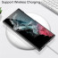 Vaku ® Samsung Galaxy S22 Ultra Carbon Shield Matte TPU Back Cover Case
