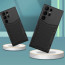 Vaku ® Samsung Galaxy S22 Ultra Carbon Shield Matte TPU Back Cover Case