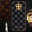 Vaku ® Xiaomi Redmi Note 9 Pro Max Cheron Series Leather Stitched Gold Electroplated Soft TPU Back Cover