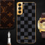 Vaku ® Samsung Galaxy S22 Cheron Leather Electroplated Soft TPU Back Cover