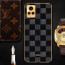 Vaku ® Vivo V20 Cheron Leather Electroplated Soft TPU Back Cover