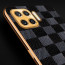 Vaku ® Oppo F17 Pro Cheron Leather Electroplated Soft TPU Back Cover