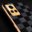 Vaku ® Vivo V20 Cheron Leather Electroplated Soft TPU Back Cover