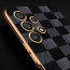 Vaku ® Samsung Galaxy A32 5G Cheron Leather Electroplated Soft TPU Back Cover