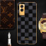 Vaku ® Vivo V21e 5G Cheron Leather Electroplated Soft TPU Back Cover
