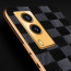 Vaku ® Vivo V21e 5G Cheron Leather Electroplated Soft TPU Back Cover