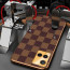 Vaku ® Vivo Y33s Cheron Leather Electroplated Soft TPU Back Cover