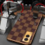 Vaku ® Vivo V21e 5G Cheron Leather Electroplated Soft TPU Back Cover