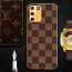 Vaku ® Samsung Galaxy S10 lite Cheron Series Leather Stitched Gold Electroplated Soft TPU Back Cover