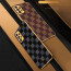 Vaku ® Samsung Galaxy A33 5G Cheron Series Leather Stitched Gold Electroplated Soft TPU Back Cover