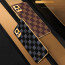 Vaku ® Vivo V20 Cheron Leather Electroplated Soft TPU Back Cover