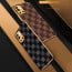 Vaku ® OnePlus 9R Cheron Leather Electroplated Soft TPU Back Cover