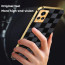 Vaku ® Vivo V20 Cheron Leather Electroplated Soft TPU Back Cover