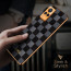 Vaku ® Vivo V21 5G Cheron Leather Electroplated Soft TPU Back Cover